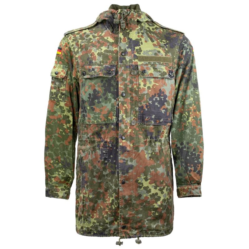 Original German Flecktarn Parka Used | Good Condition, , large image number 0